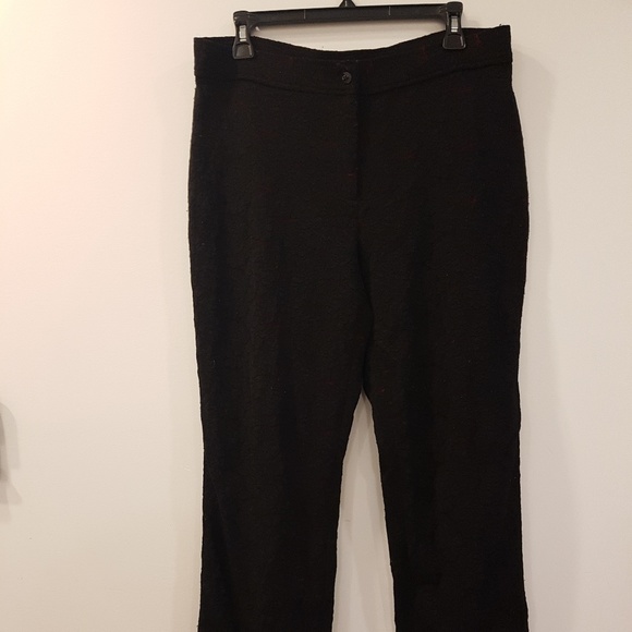 Vintage Joseph Ribkoff Black Lace Red Pants - Picture 2 of 8